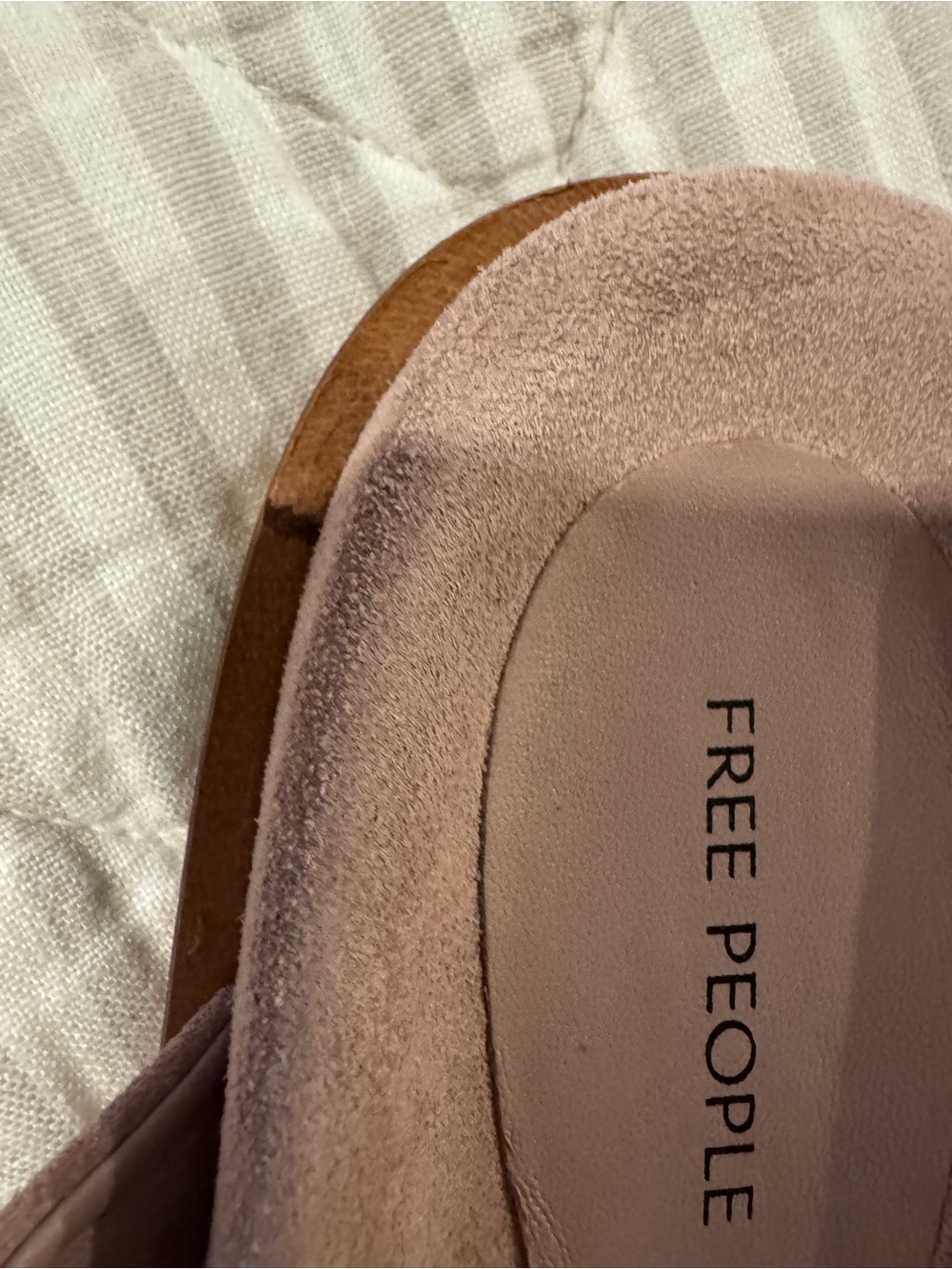 Free People Mika Suede Footbed Sandals - Picture 9 of 9